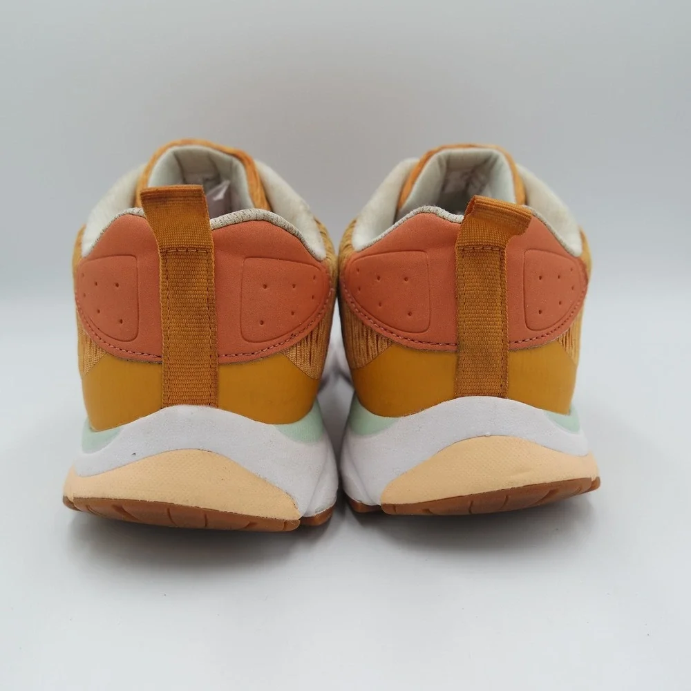 Vionic Drift Deon Women Orange Textured Mesh Toggle Lace Active Sneakers 40 US 9